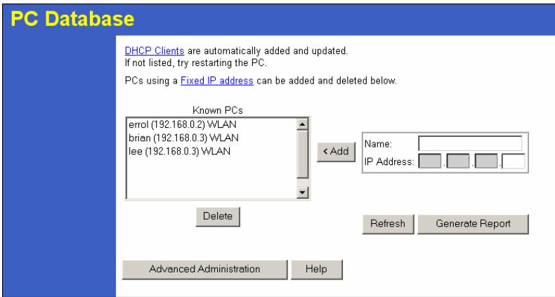 TRENDNET TEW-431BRP - PC Database Screen - 1