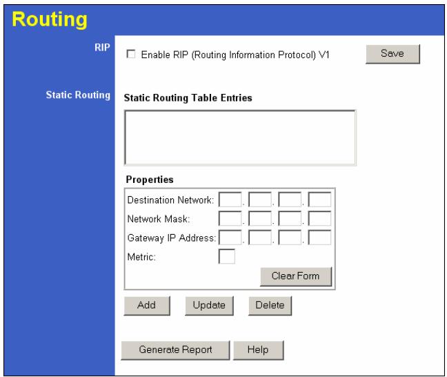 TRENDNET TEW-431BRP - Static Routing Table - 1