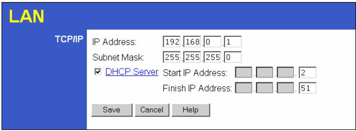 TRENDNET TEW-431BRP - LAN Screen - 1