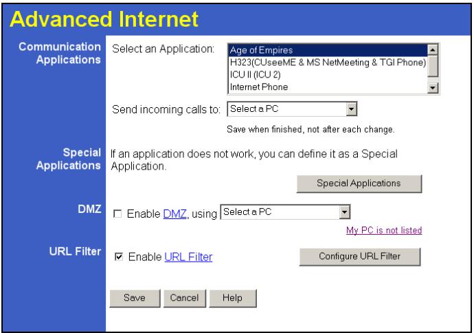TRENDNET TEW-431BRP - Advanced Internet Screen - 1
