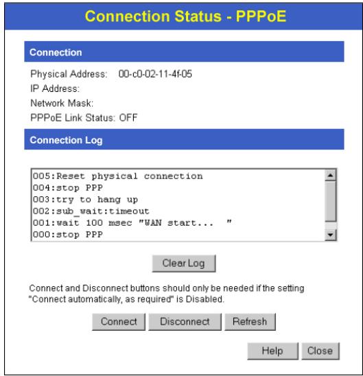 TRENDNET TEW-431BRP - Connection Status - PPPoE - 1