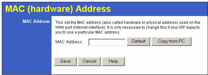 TRENDNET TEW-431BRP - MAC Address Screen - 1