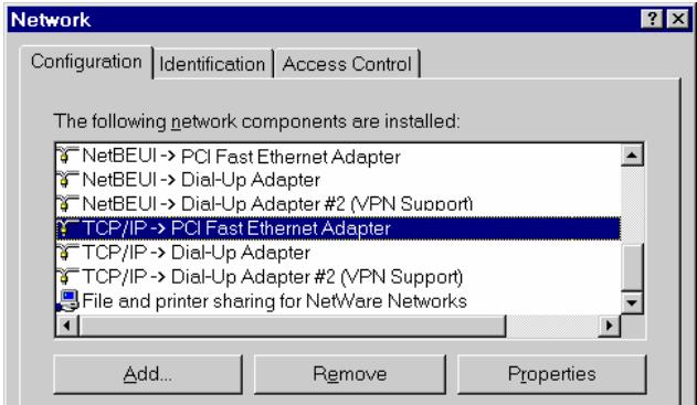 TRENDNET TEW-431BRP - Checking TCP/IP Settings - Windows 9x/ME: - 1
