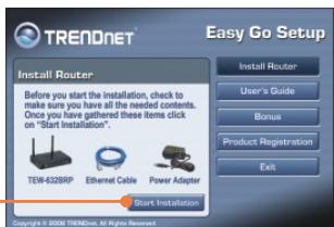 TRENDNET TEW-632BRP - Installation du routeur - 2
