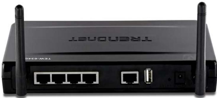 TRENDNET TEW-634GRU - Rear Panel - 1