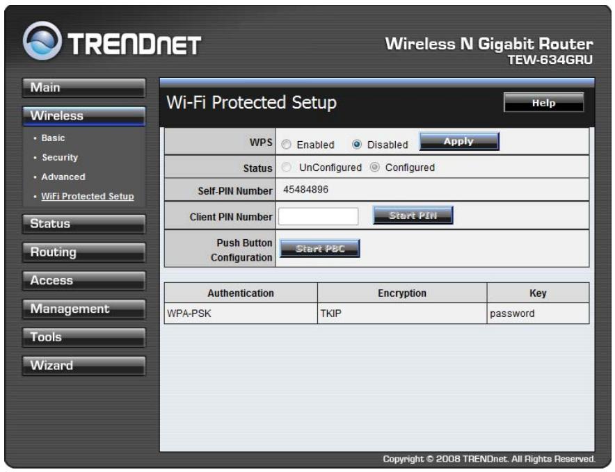 TRENDNET TEW-634GRU - Wi-Fi Protected Setup - 1
