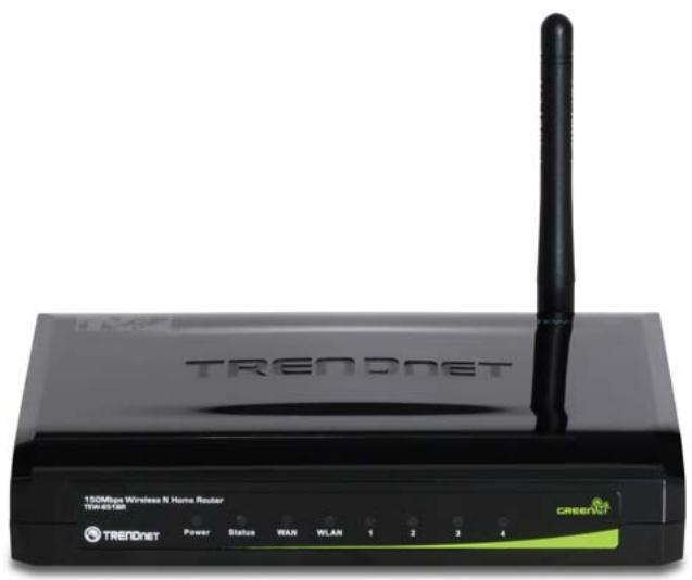 TRENDNET TEW-651BR - Front Panel - 1