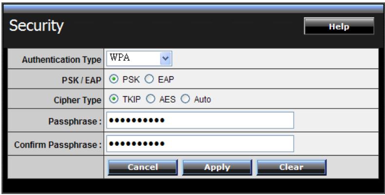 TRENDNET TEW-651BR - WPA/WPA2/WPA-Auto Security with PSK - 1