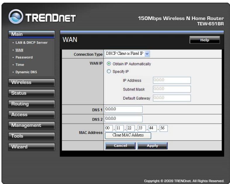 TRENDNET TEW-651BR - WAN - 1