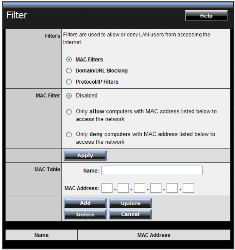 TRENDNET TEW-651BR - Filters - 2