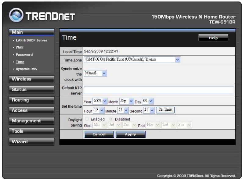 TRENDNET TEW-651BR - Time - 1