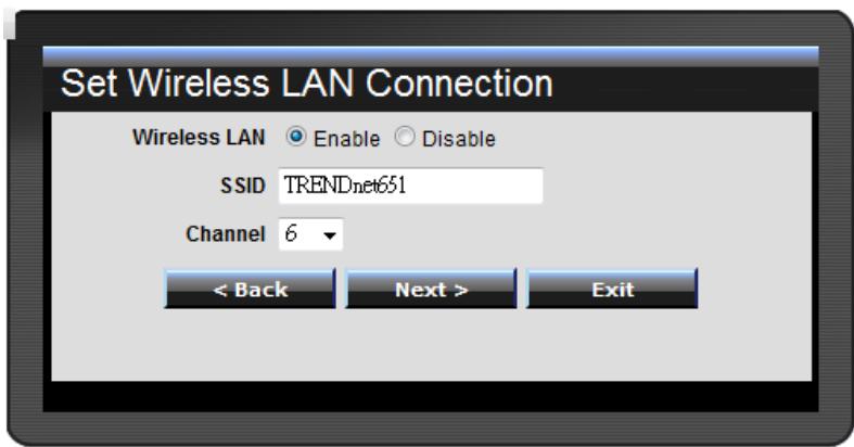 TRENDNET TEW-651BR - Step 5: Set Wireless LAN connection - 1
