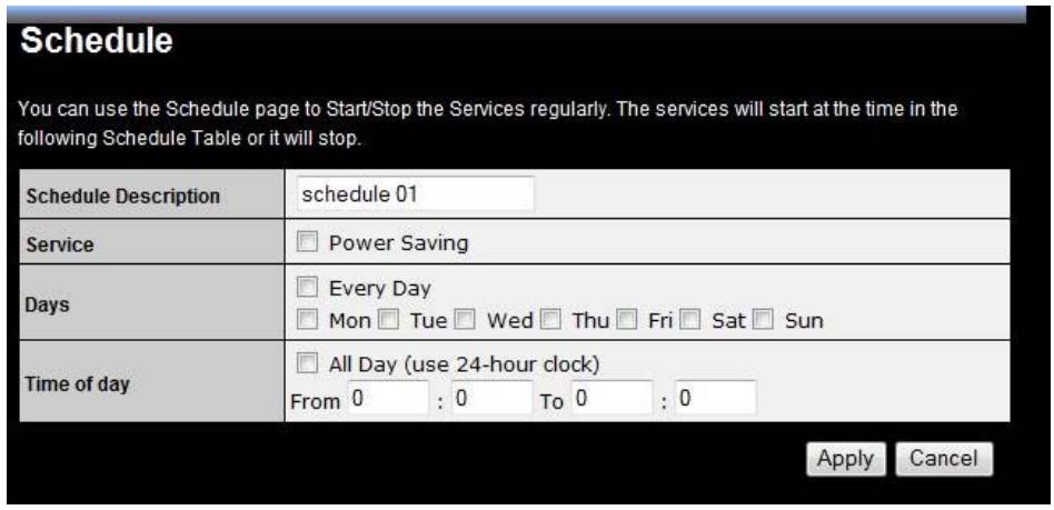 TRENDNET TEW-670AP - Schedule - 2