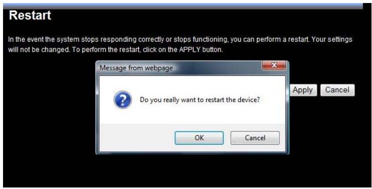 TRENDNET TEW-670AP - Restart - 1