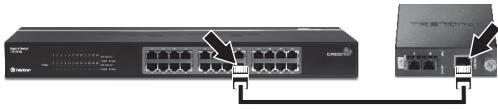 TRENDNET TFC-1000S40D5 - Installation de 2 convertisseurs fibre autonomies - 1