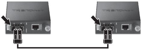 TRENDNET TFC-1000S40D5 - Installation de 2 convertisseurs fibre autonomies - 2