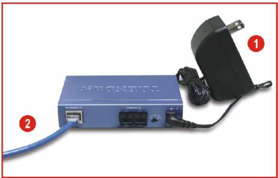 TRENDNET TFC-110MSTE - Installation du matériel - 1