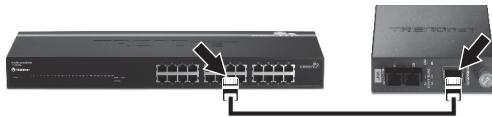 TRENDNET TFC-110S15 - Installation de 2 convertisseurs fibre autonomes - 1