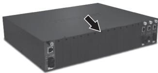 TRENDNET TFC-110S15 - Installation d'un convertisseur fibre dans un châssis - 1