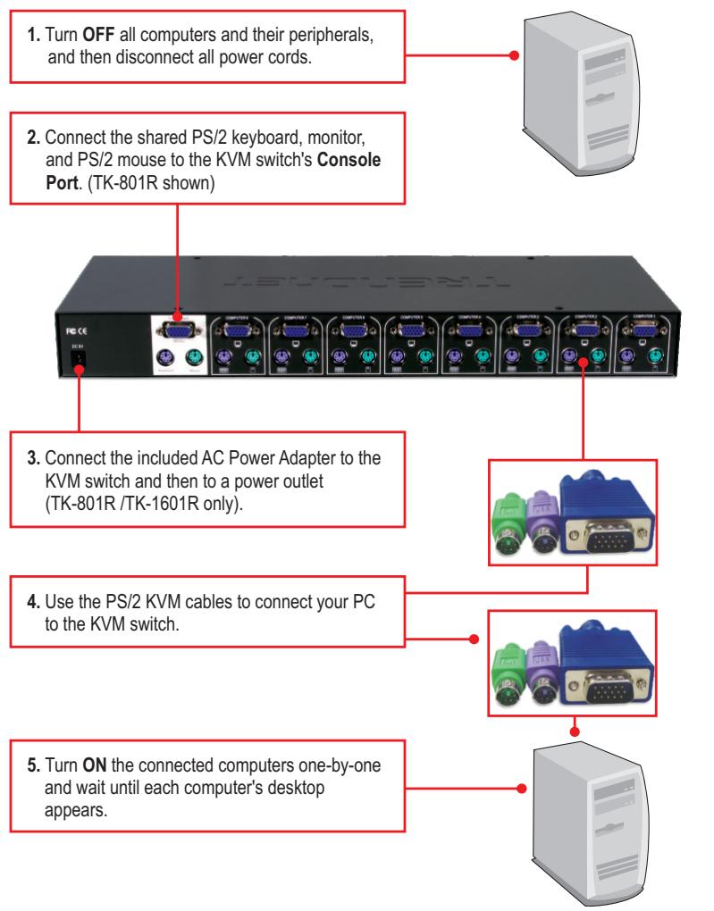 TRENDNET TK-1601R - System Requirements - 1