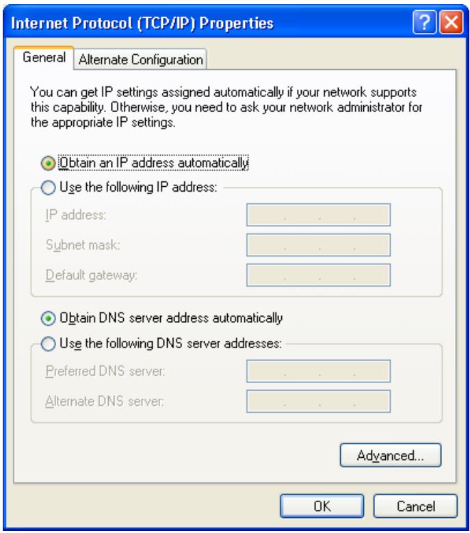 TRENDNET TVP-224HR - Checking TCP/IP Settings - Windows XP - 2