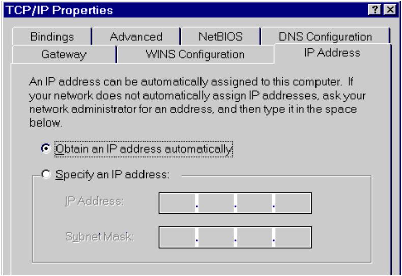 TRENDNET TVP-224HR - Checking TCP/IP Settings - Windows 9x/ME: - 2