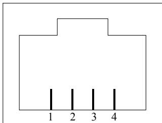 TRENDNET TVP-224HR - FXO Port Pin Assignments - 1