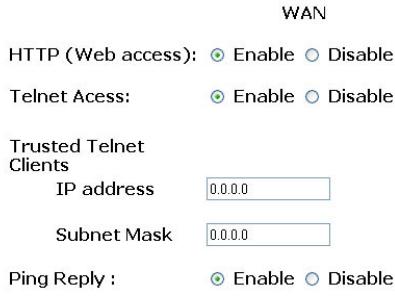 TRENDNET TVP-224HR - Service Acess Configuration - 1