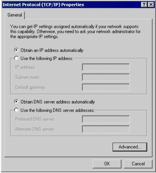 TRENDNET TVP-224HR - Checking TCP/IP Settings - Windows 2000: - 2