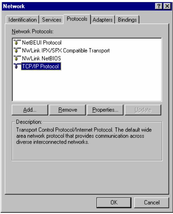 TRENDNET TVP-224HR - Checking TCP/IP Settings - Windows NT4.0 - 1