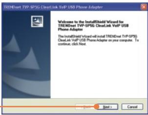 TRENDNET TVP-SP5G - Procéder à l'installation - 2