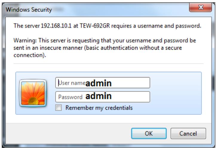 TRENDNET TEW-692GR - Using the Configuration Menu - 1