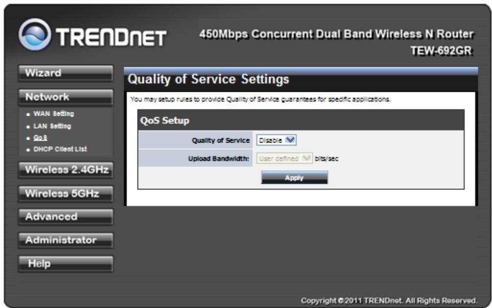 TRENDNET TEW-692GR - QOS - 1