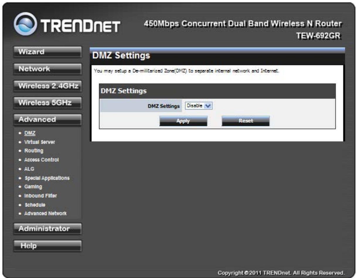 TRENDNET TEW-692GR - DMZ - 1