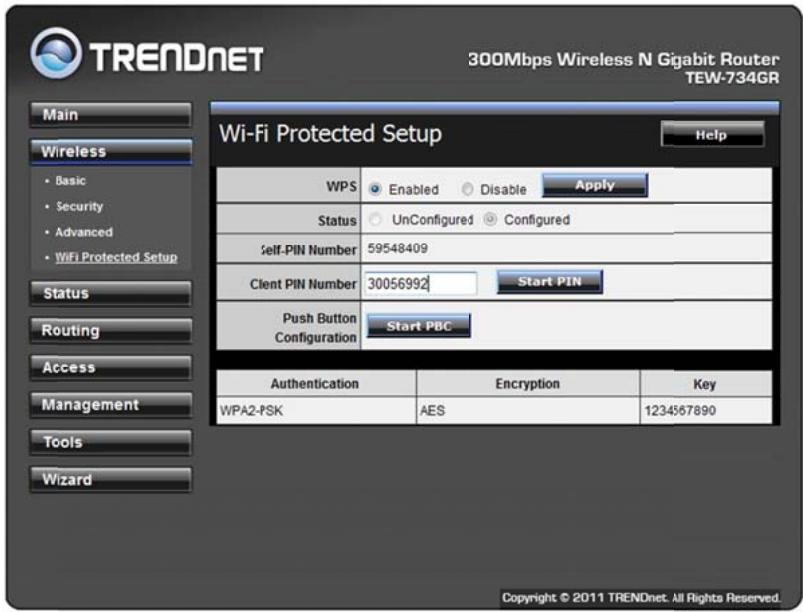 TRENDNET TEW-703PIL - Enter a PIN - 2