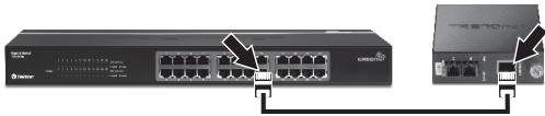 TRENDNET TFC-1000MGA - Installation de 2 convertisseurs fibre autonomies - 1
