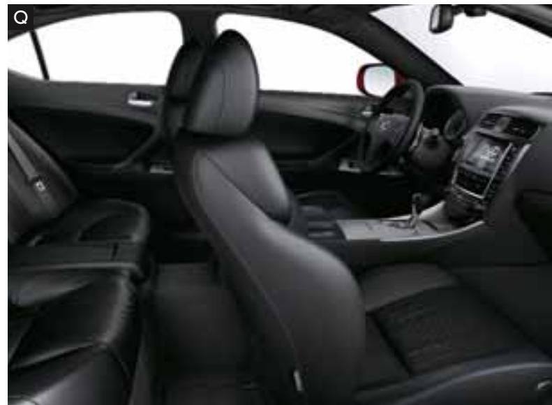 LEXUS IS 250 - Combinaisons intérieures de l'IS F** - 17