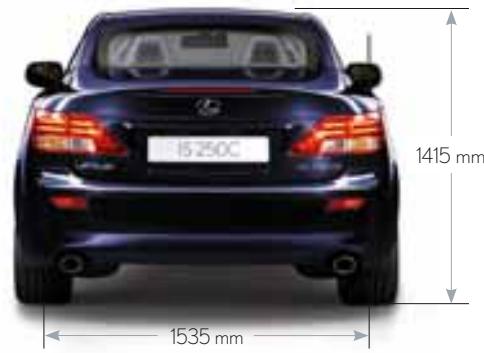 LEXUS IS 250C - Capacités (i) - 2