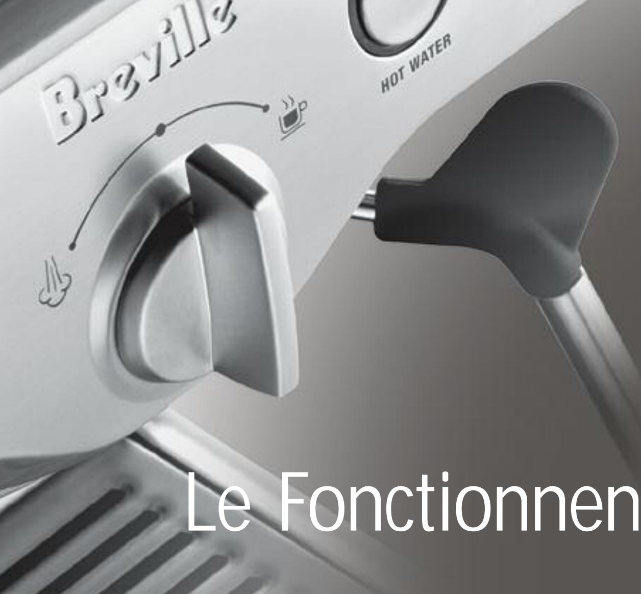 BREVILLE 800ESXL - Avant le premier usage: - 1