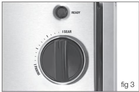 BREVILLE BGR200XL - CADRAN DE CONTRÔLE DE TEMPÉRATURE VARIABLE - 1