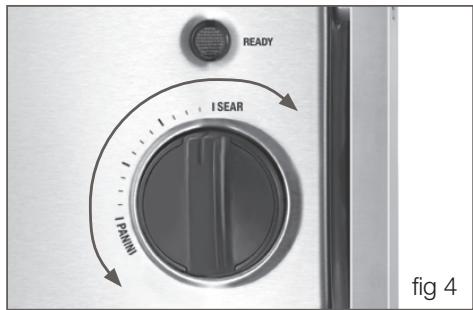 BREVILLE BGR200XL - CADRAN DE CONTRÔLE DE TEMPÉRATURE VARIABLE - 2