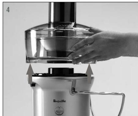 BREVILLE BJE200XL - Disassembling your Breville Juice Fountain - 4