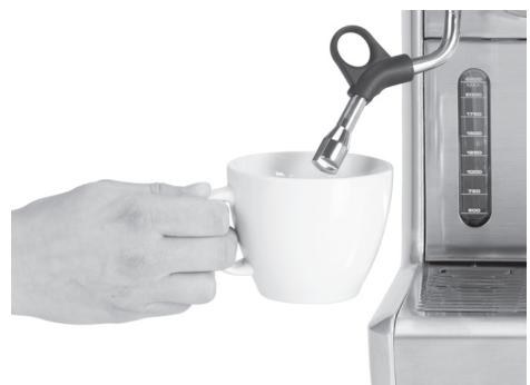 BREVILLE DIE-CAST PROGRAMMABLE ESPRESSO MACHINE - Utilisation de la fonction eau CHAUBE - 2