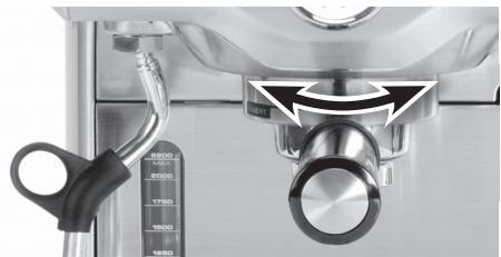 BREVILLE DIE-CAST PROGRAMMABLE ESPRESSO MACHINE - Étape 7 - insertion du porte-filtre - 2