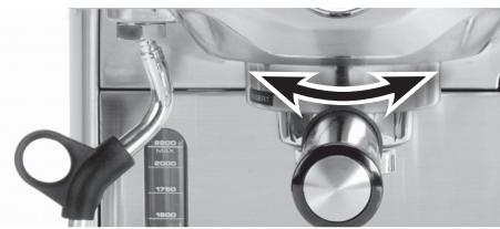 BREVILLE DIE-CAST PROGRAMMABLE ESPRESSO MACHINE - STEP 7 - INSERTING THE PORTAFILTER - 2