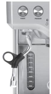 BREVILLE DIE-CAST PROGRAMMABLE ESPRESSO MACHINE - BUSE A eau CHAUBE - 1