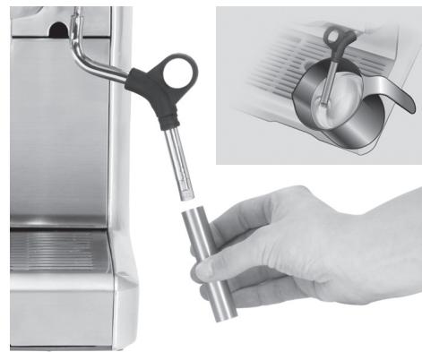 BREVILLE DIE-CAST PROGRAMMABLE ESPRESSO MACHINE - THE ART OF TEXTURING MILK - 1