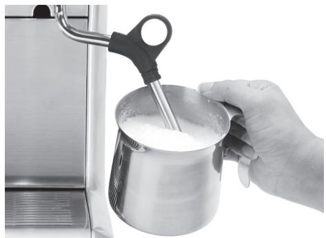 BREVILLE DIE-CAST PROGRAMMABLE ESPRESSO MACHINE - THE ART OF TEXTURING MILK - 1