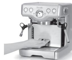 BREVILLE DIE-CAST PROGRAMMABLE ESPRESSO MACHINE - NOTE: - 1