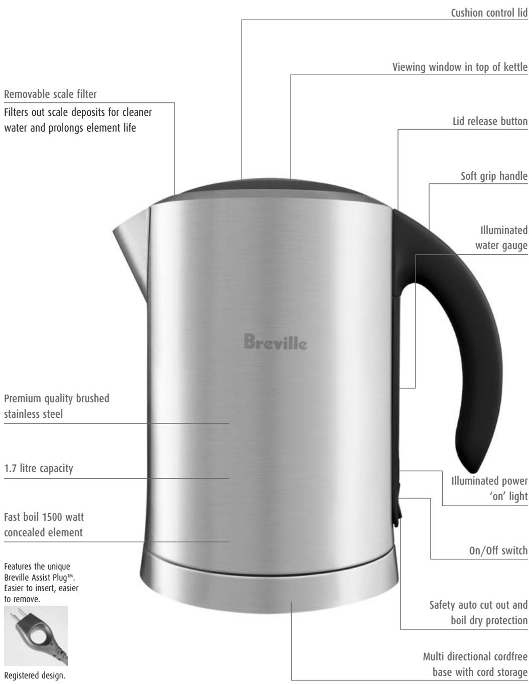 BREVILLE IKON CORDFREE KETTLE - Know your Breville Ikon Cordfree Kettle - 1